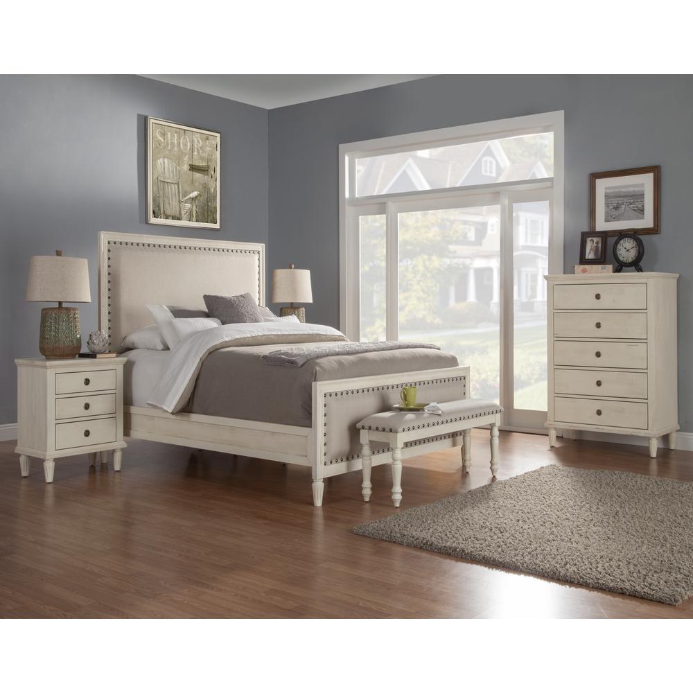 Luxeo Cambridge 5 Piece Queen Bedroom Set With Solid Wood