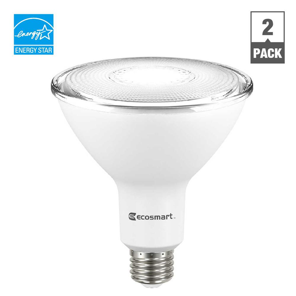 Ecosmart 120 Watt Equivalent Par38 Dimmable Energy Star Flood Led Light Bulb Bright White 2 Pack