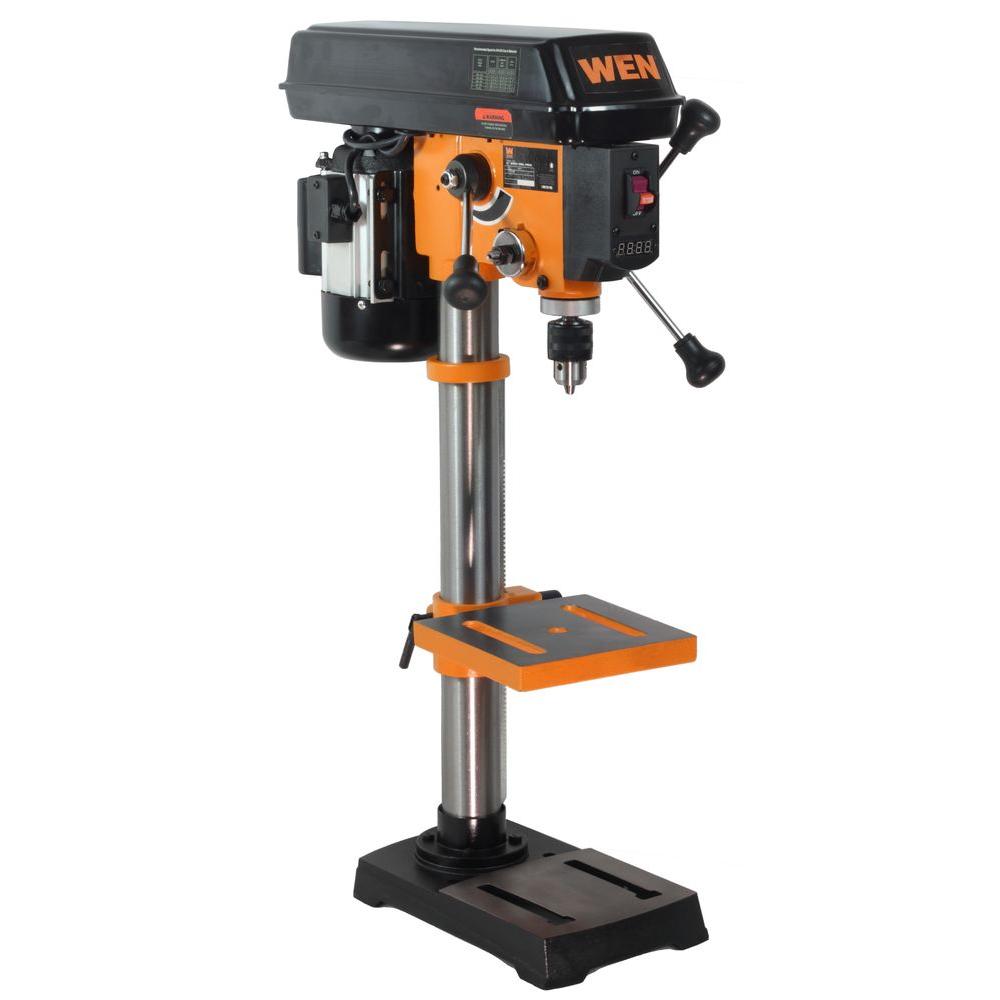 Image result for Roll over image to zoom in VIDEO WEN 4208 8 in. 5-Speed Drill Press