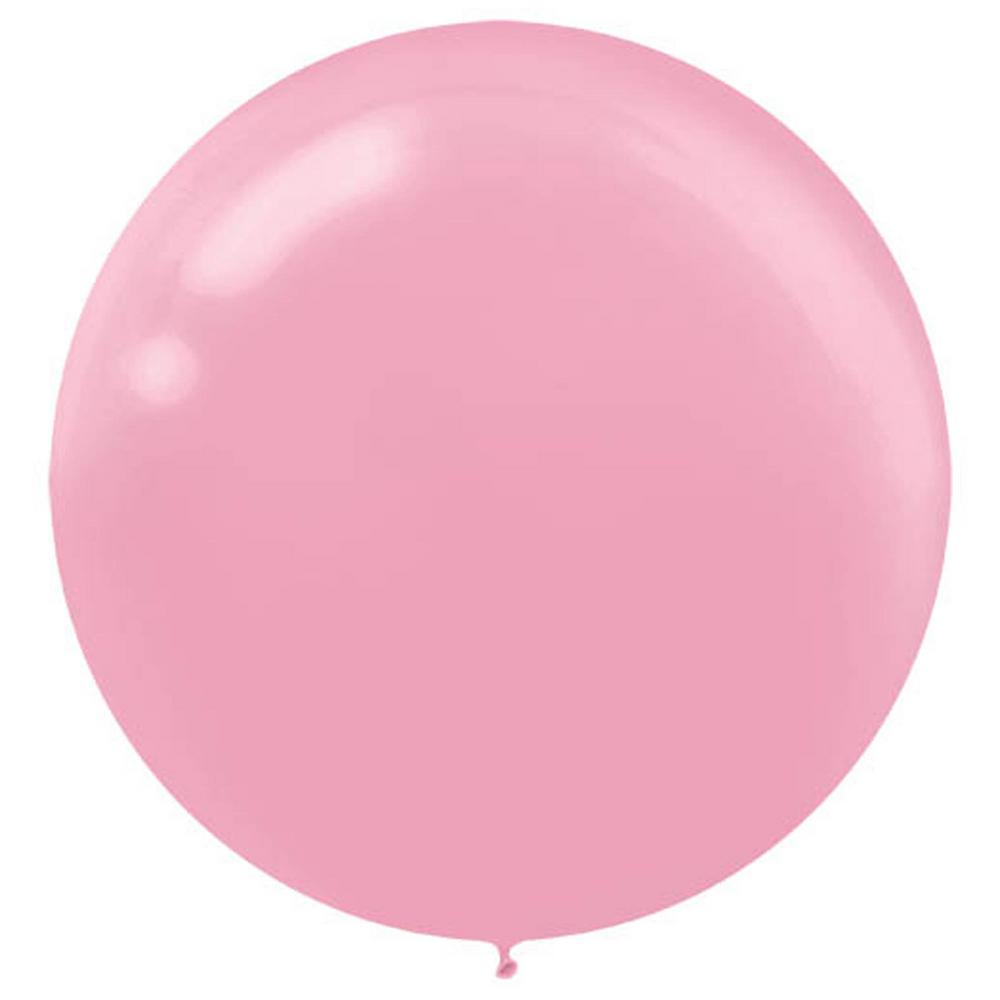 Amscan 24 in. New Pink Latex Balloons (3Pack)115910.109 The Home Depot
