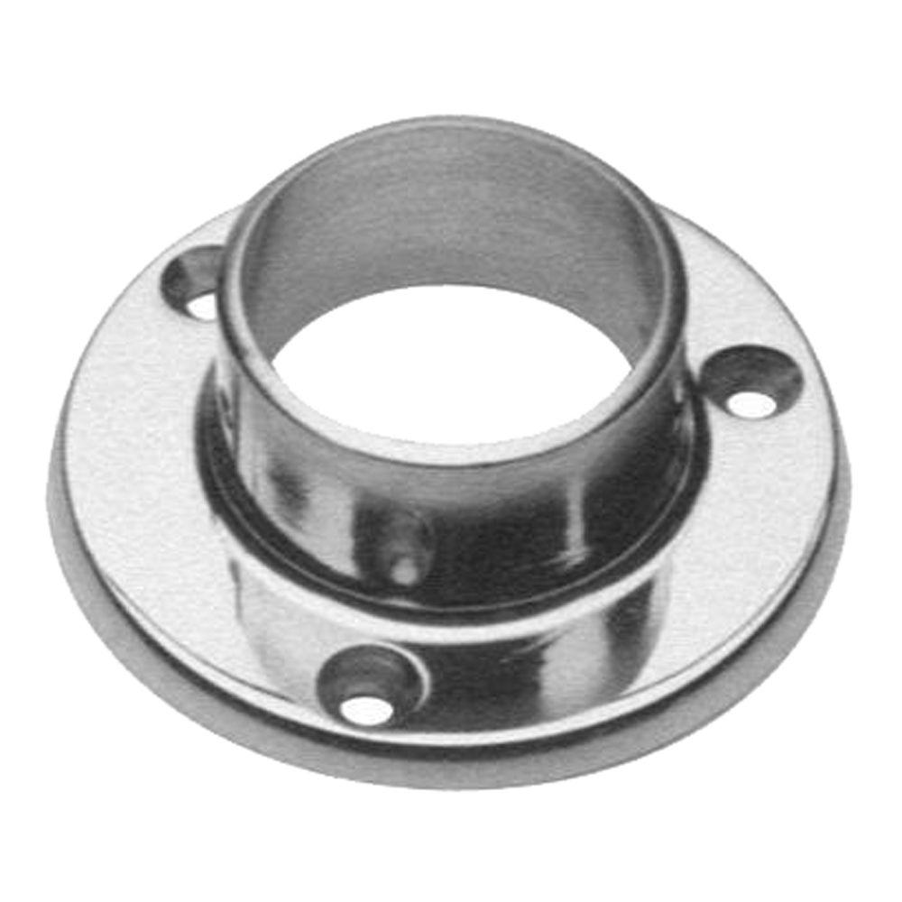 Lido Designs Satin Stainless Steel 3 in. Dia Wall Flange for 11/2 in