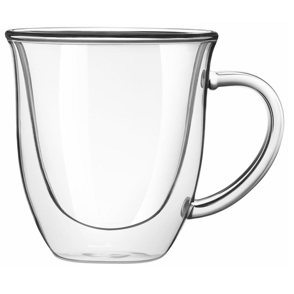 large glass latte mugs