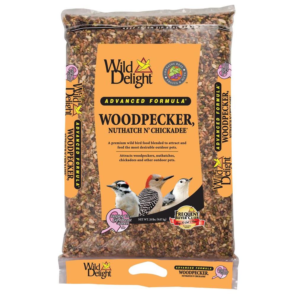 Wild Delight 20 lb. Woodpecker Bird Food Bag36420 The Home Depot
