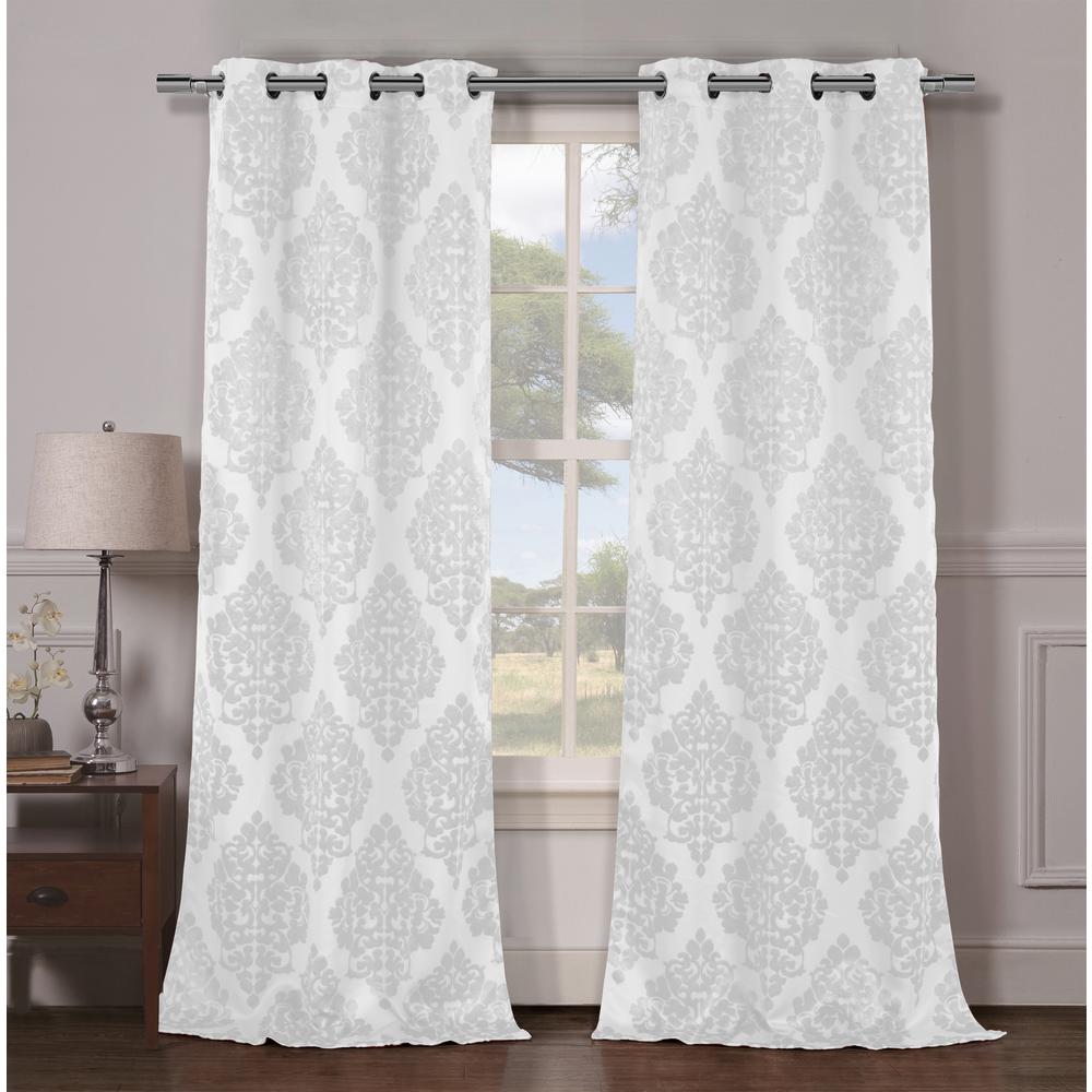 damask curtains