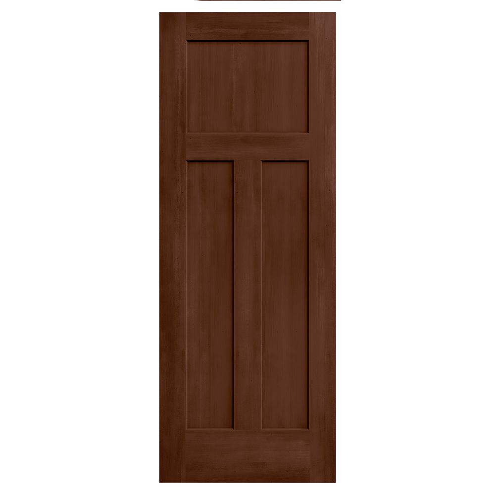 Jeld Wen 24 In X 80 Craftsman Milk Chocolate Stain Molded Jeld Wen 24 In X 80 Craftsman Milk Chocolate Stain Molded Composite