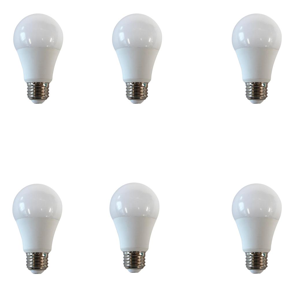 Enclosed Fixture Rated Household 6 Led Bulbs Light 40 Watt Equivalent A19 General Purpose Led Light Bulb Soft White 6 Pack