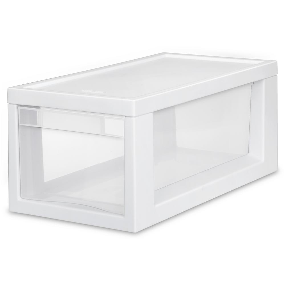 thin plastic storage drawers