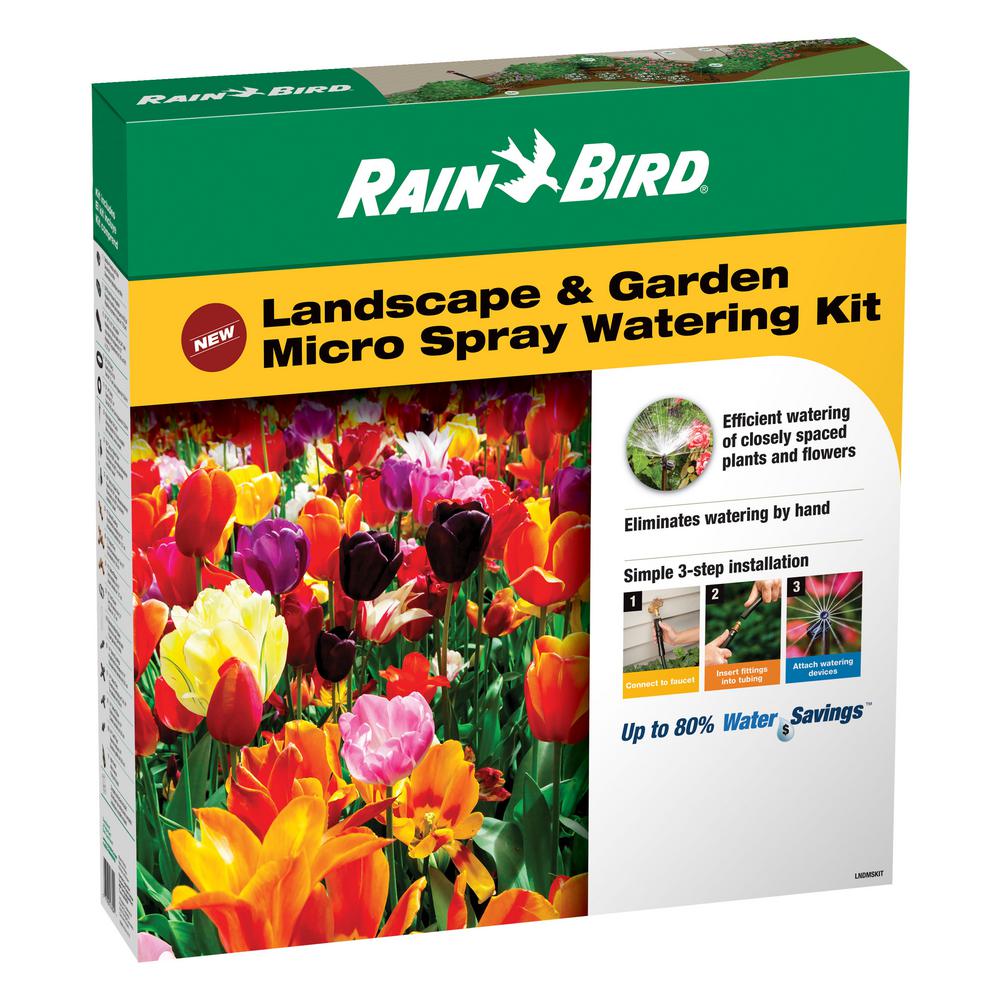 rain bird landscape and garden micro spray watering kit