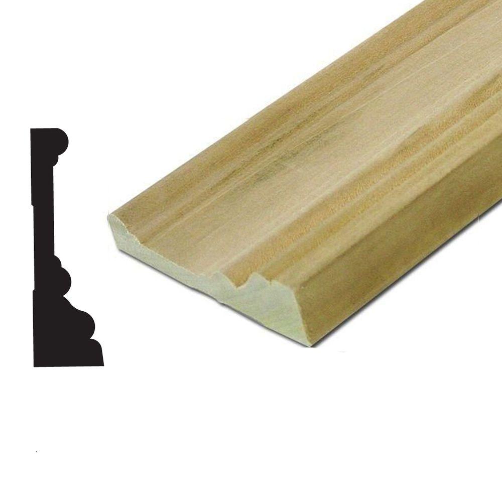 Alexandria Moulding 13 16 In X 3 1 4 In Poplar Casing L503h