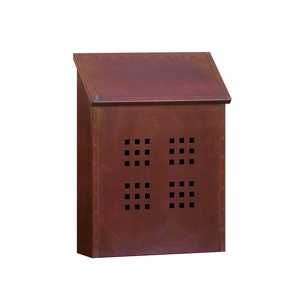 Salsbury Industries 4400 Series Decorative Antique Br Surface Salsbury Industries 4400 Series Decorative Antique Br Surface Mounted Vertical Mailbox
