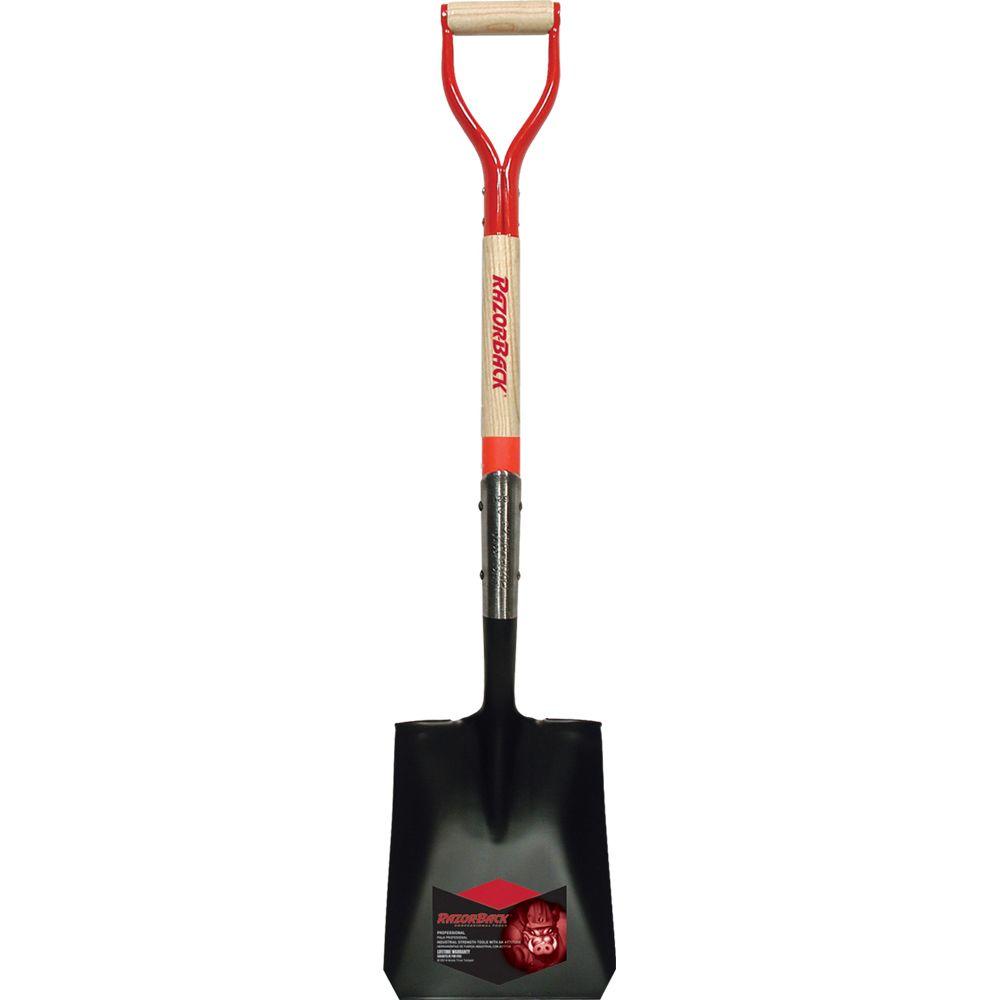 Bully Tools 92719 14-Gauge 3-Inch Trench Shovel with Fiberglass Long Handle
