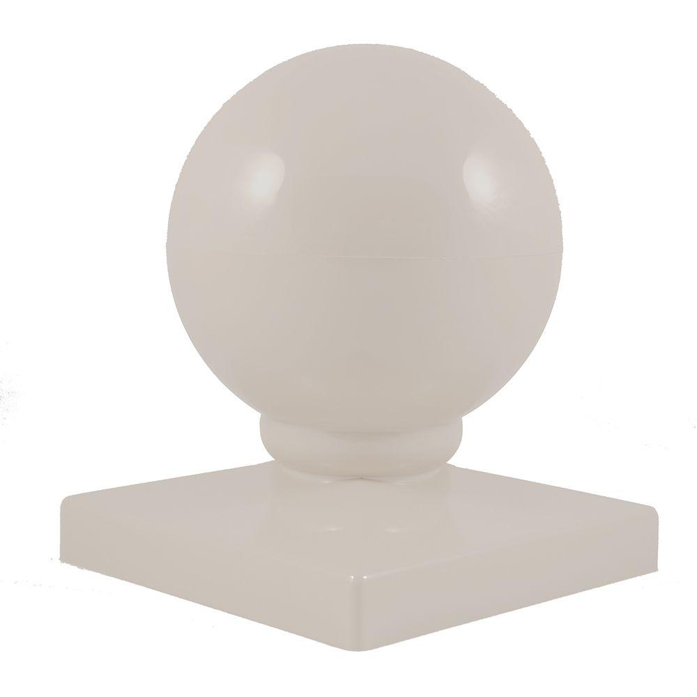 Weatherables 5 In X 5 In Tan Vinyl Ball Post Cap Atcp Ball 5