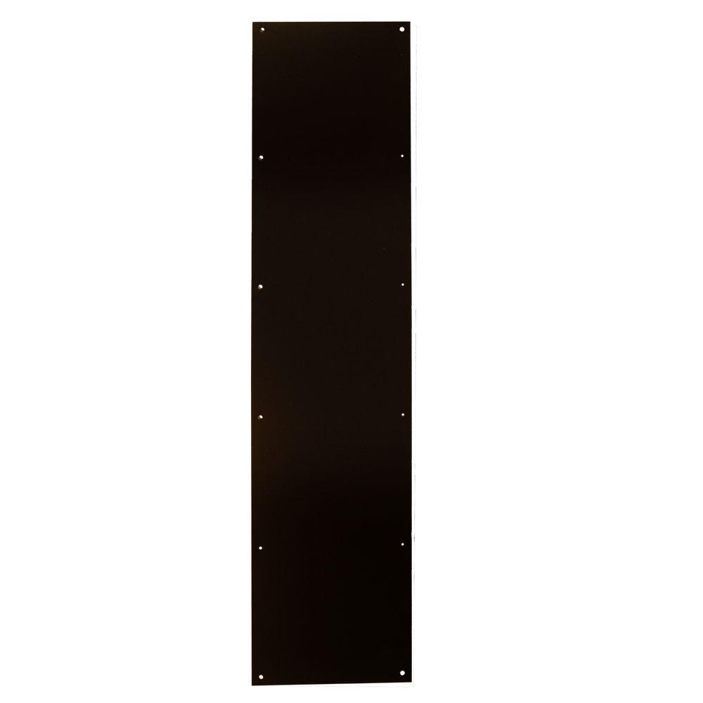 entry door kick plate bronze