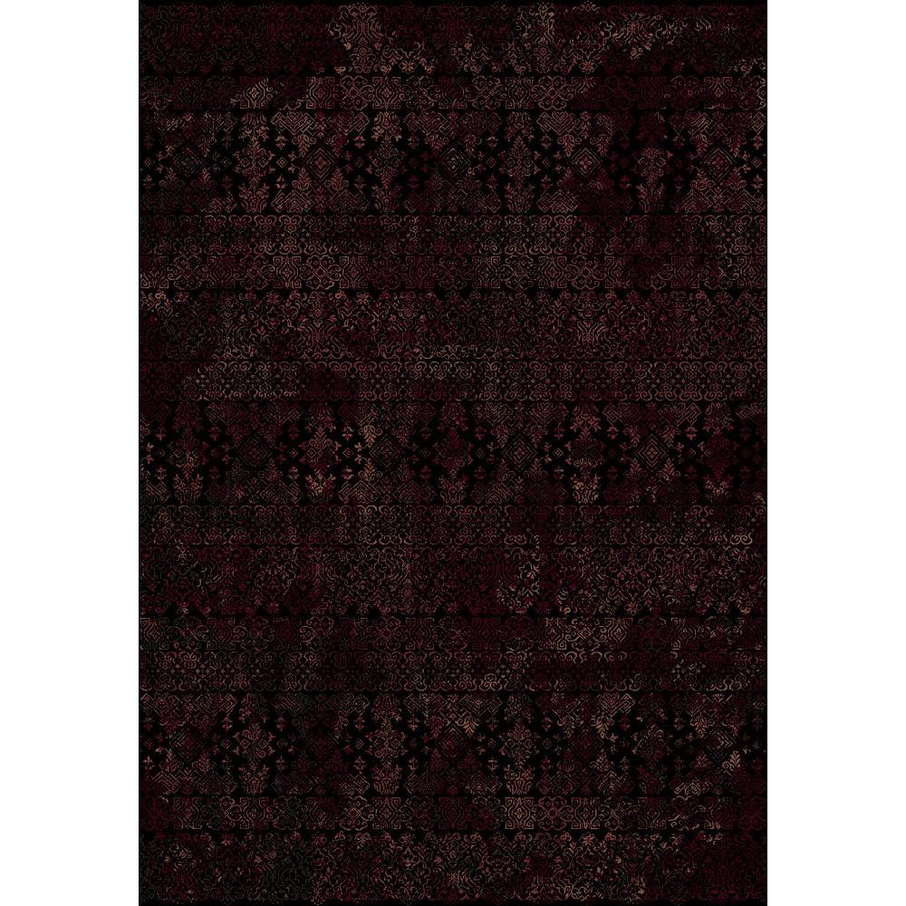 Home Decorators Collection Malone Red/Black 5 ft. 3 in. x 7 ft. 7 in