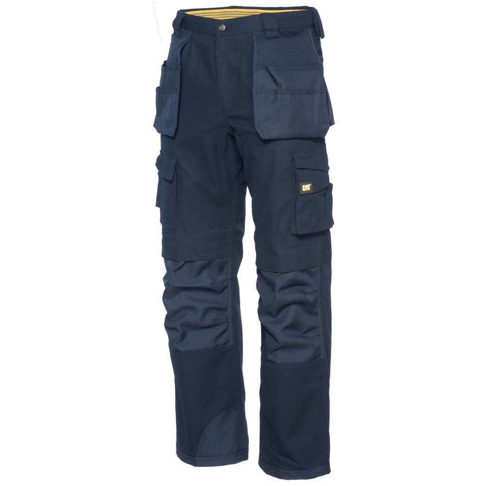 mens blue cargo work pants