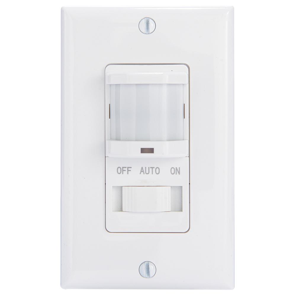 Outdoor Motion Sensor Light Switch With Manual Override - Outdoor