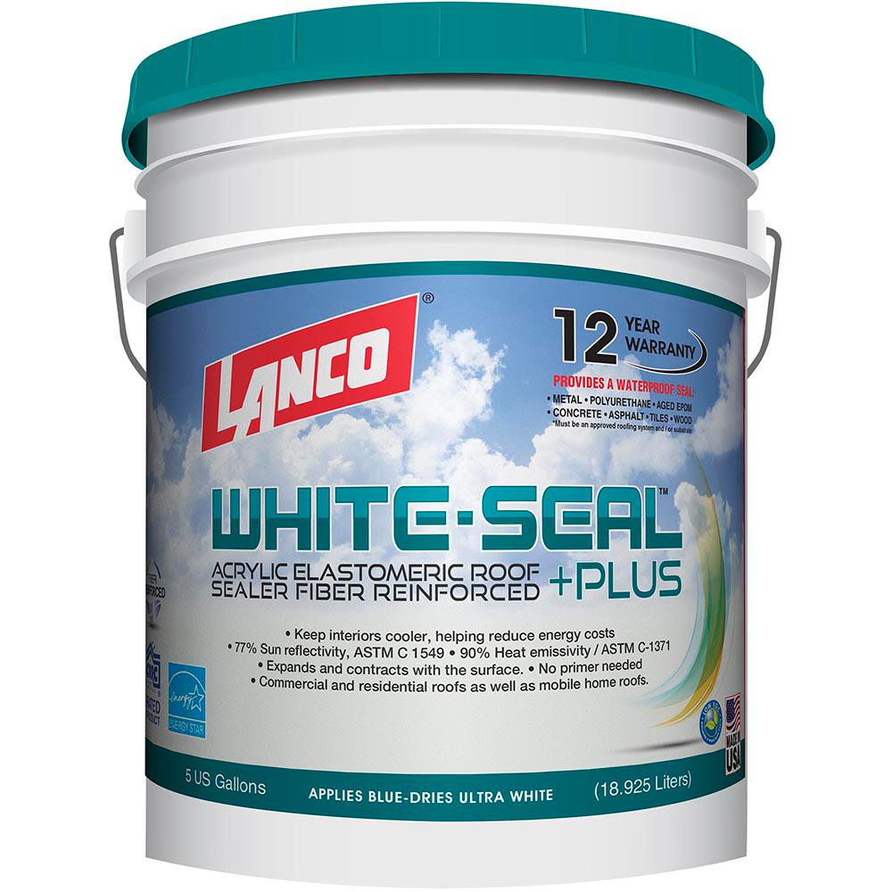 Lanco 5 Gal. White Seal Plus Reflective Roof CoatingRC8862 The Home Depot