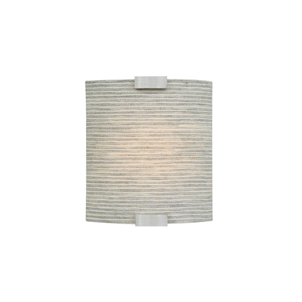 UPC 077073748207 product image for LBL Lighting Omni 1-Light Silver Small LED Wall Sconce with Pewter Shade LW559FP | upcitemdb.com