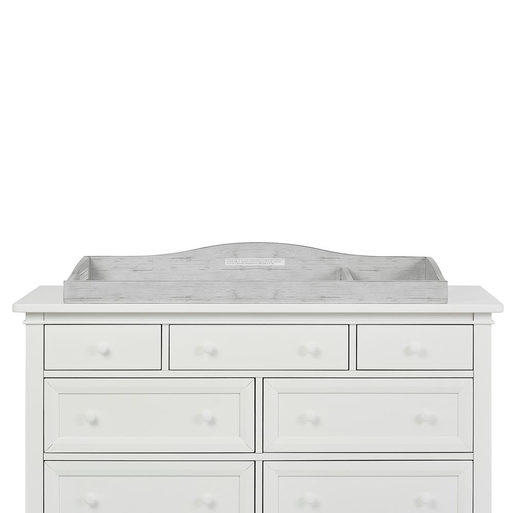 vintage gray changing table