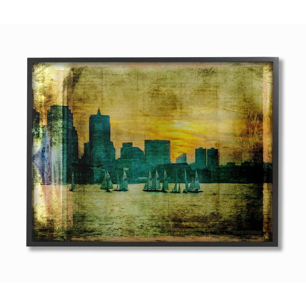 The Stupell Home Decor Collection 11 In X 14 In Boston City