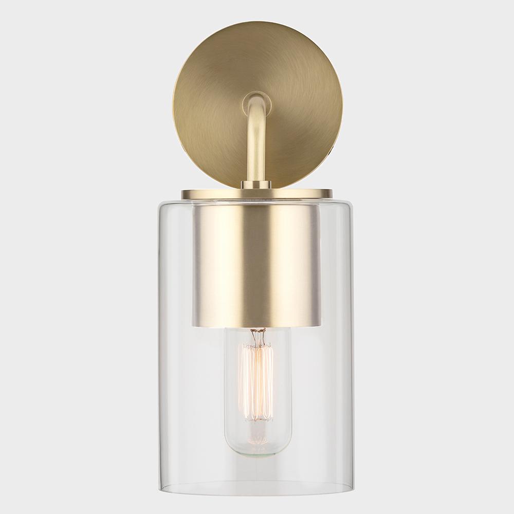 Fifth and Main Lighting Luca 1-Light Aged Brass Wall ... Fifth and Main Lighting Luca 1-Light Aged Brass Wall ... on Aged Brass Wall Sconce id=41098