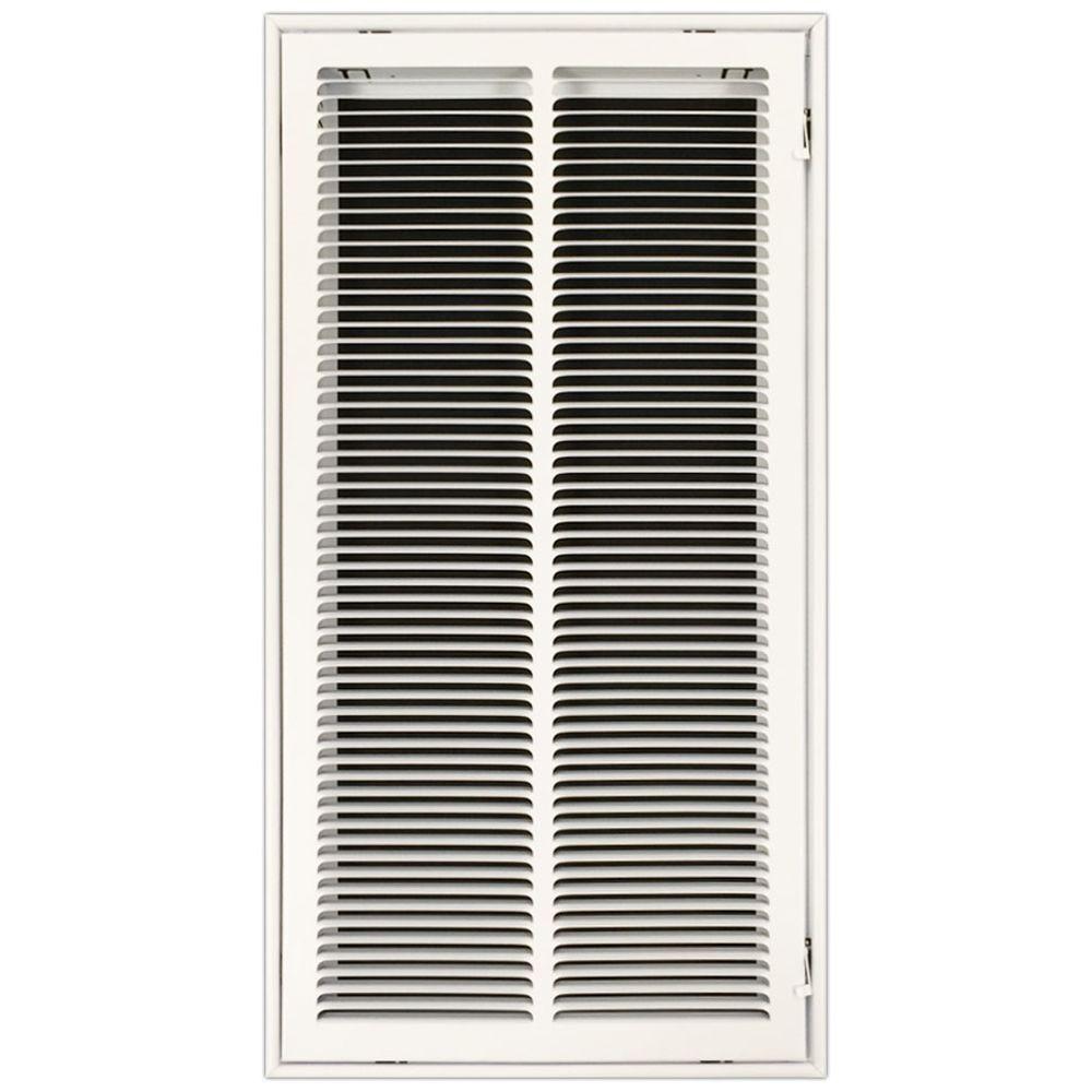 SPEEDIGRILLE 14 in. x 30 in. Return Air Vent Filter Grille with Fixed