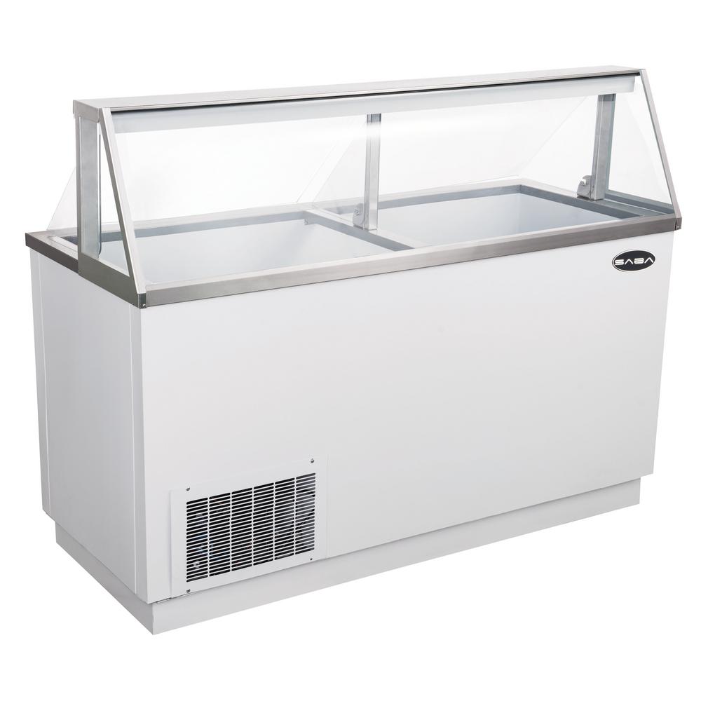 Saba 66 Cu Ft Commercial Chest Freezer Ice Cream Dipping Cabinet