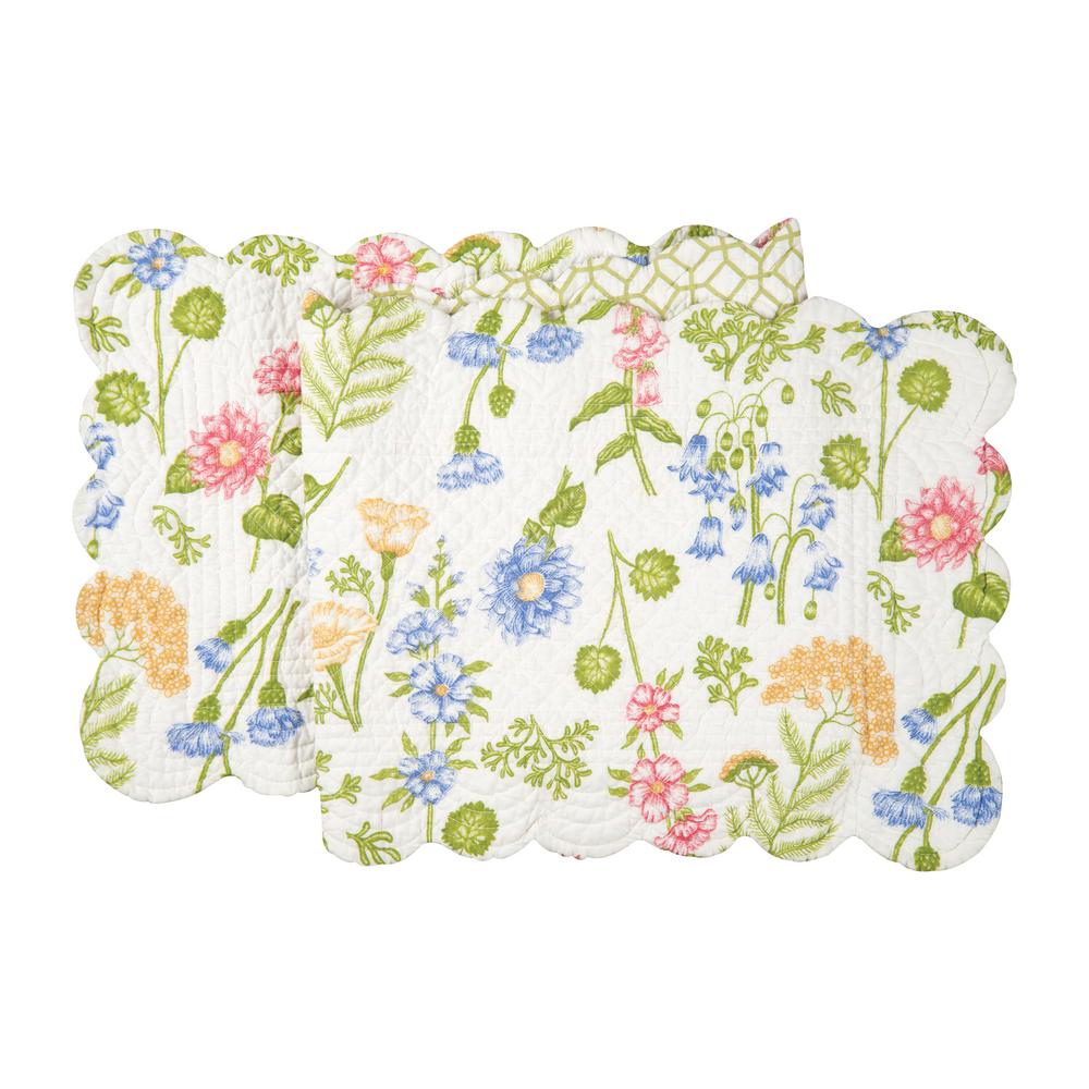 C&F HOME Althea 14 in. x 51 in. Multi Floral Cotton Table Runner ...