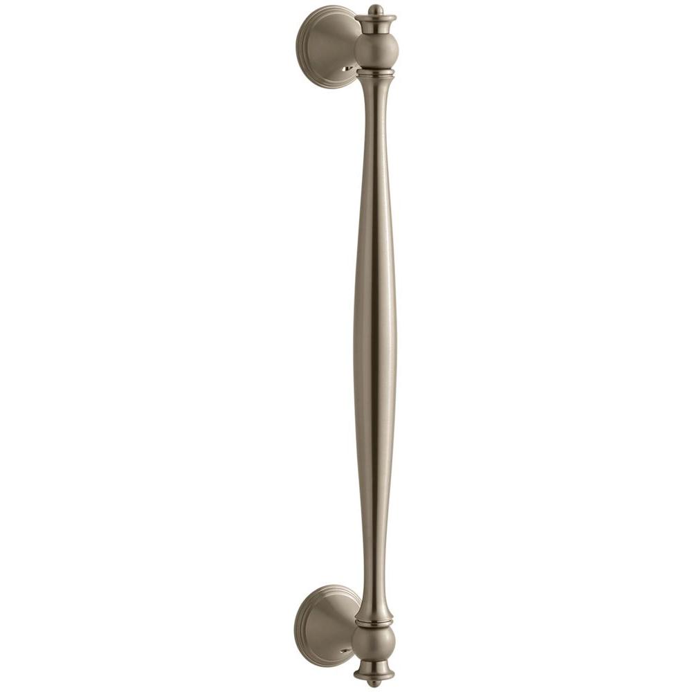 KOHLER Finial 23/4 in. x 14 in. Shower Door Handle in Anodized Brushed
