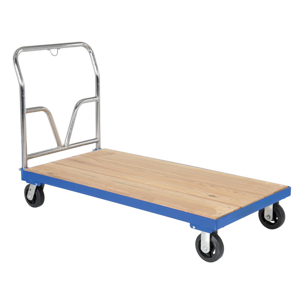 Vestil 1,600 lb. Capacity 27 in. x 54 in. Hardwood Platform CartVHPT/S2754 The Home Depot