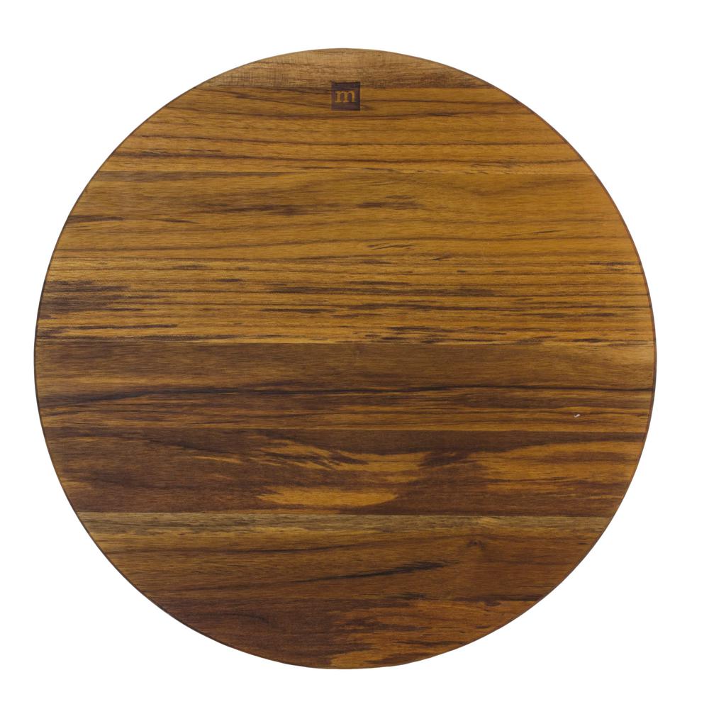 Madeira Architec Teak Edge Grain Round Chop Block 1024 The Home Depot Madeira Architec Teak Edge Grain Round Chop Block
