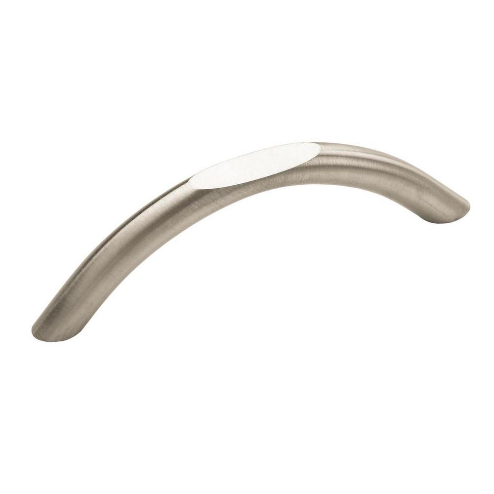 Amerock Essential'Z Stainless Steel 33/4 in. (96 mm) Stainless Steel