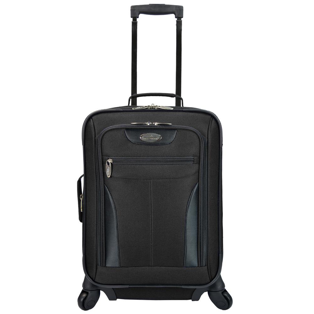U.S. Traveler Charleville 20 in. Spinner Luggage, BlackUS08044K20