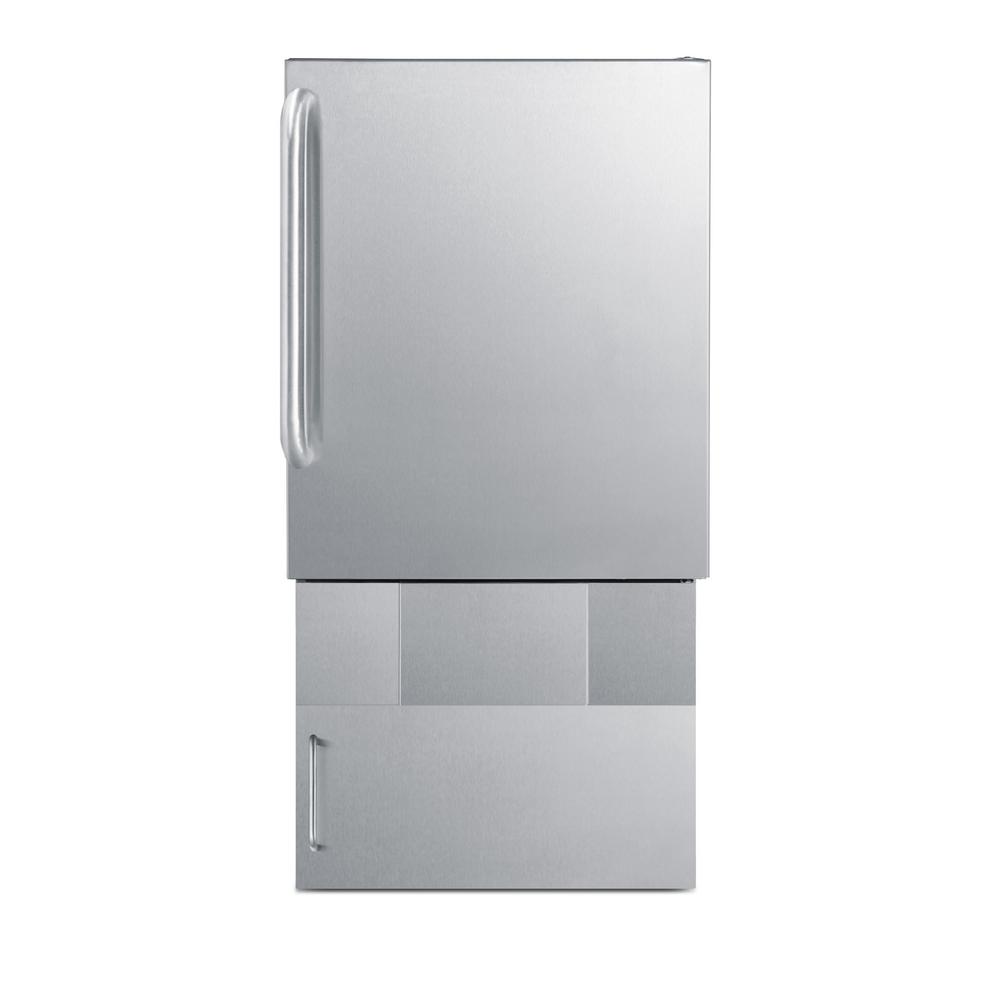 Summit Outdoor 12 lb. BuiltIn Ice Maker in Stainless SteelBIM24OSBase32 The Home Depot