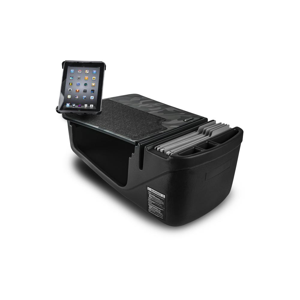 Autoexec Efficiency Gripmaster Car Desk Green Camouflage With Universal Ipad Tablet Mount