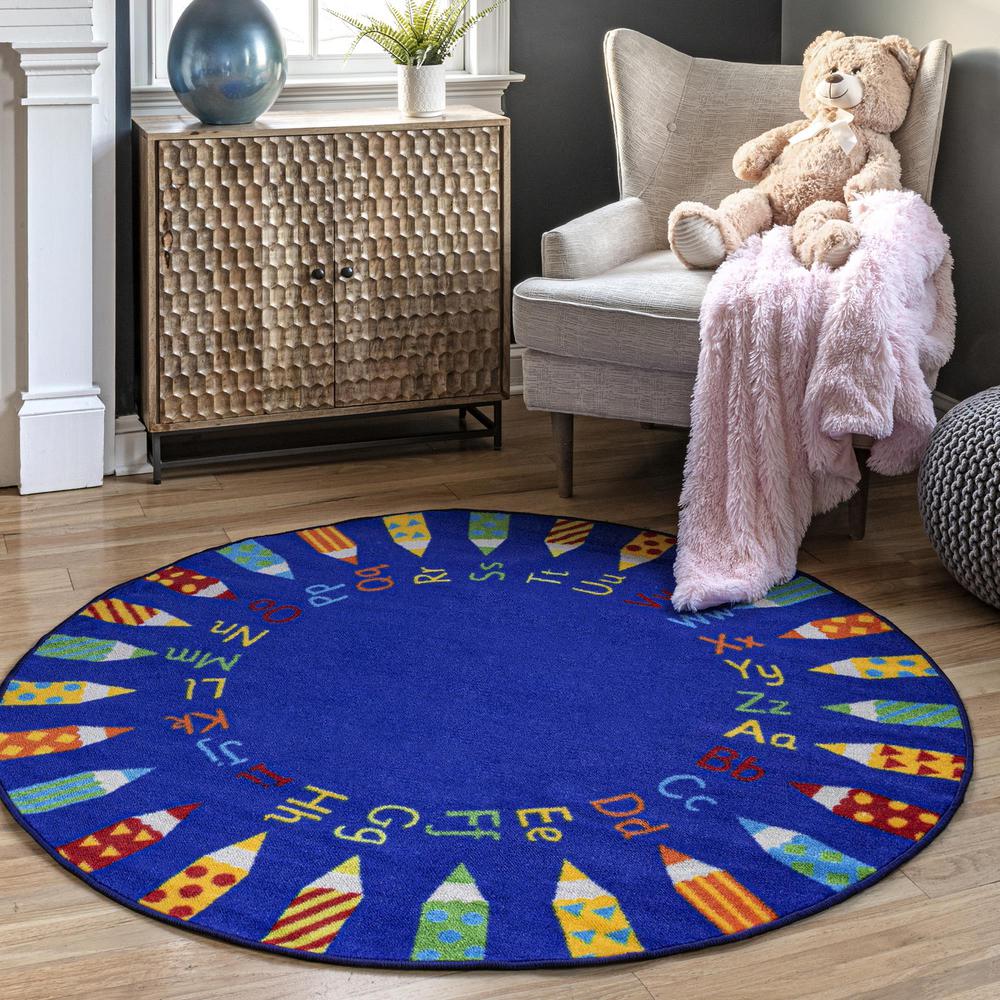 round playroom rug