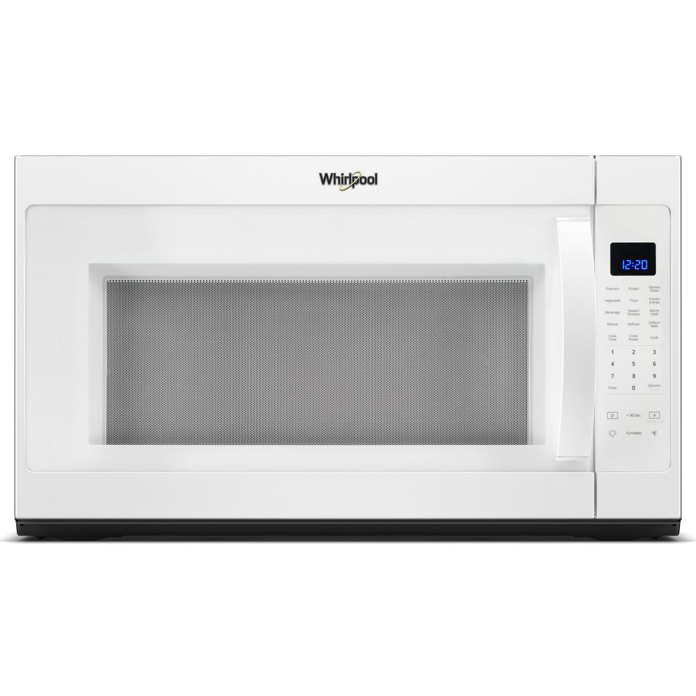 Whirlpool 2 1 Cu Ft Over The Range Microwave In White With Steam Specifications