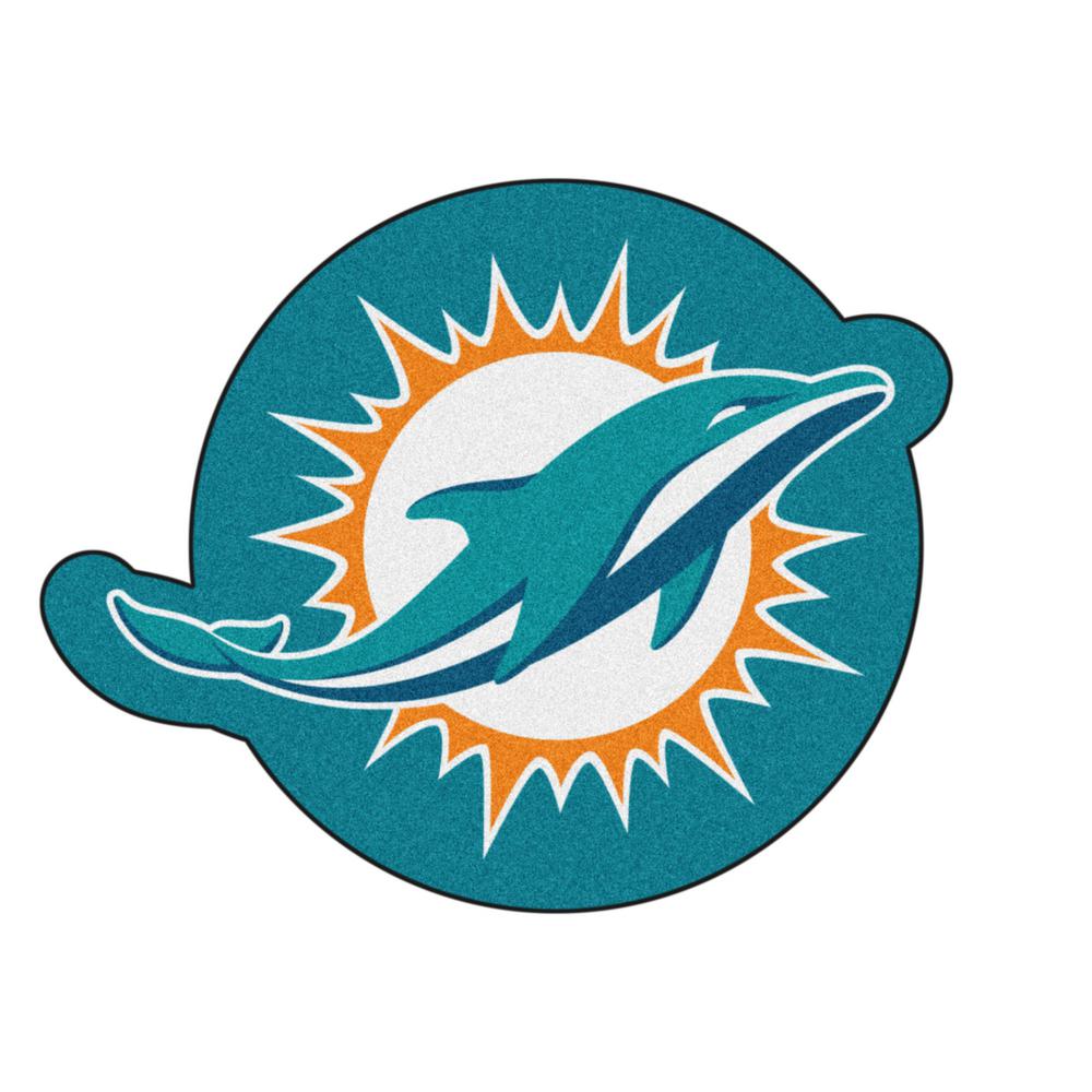 FANMATS NFL - Miami Dolphins Mascot Mat 