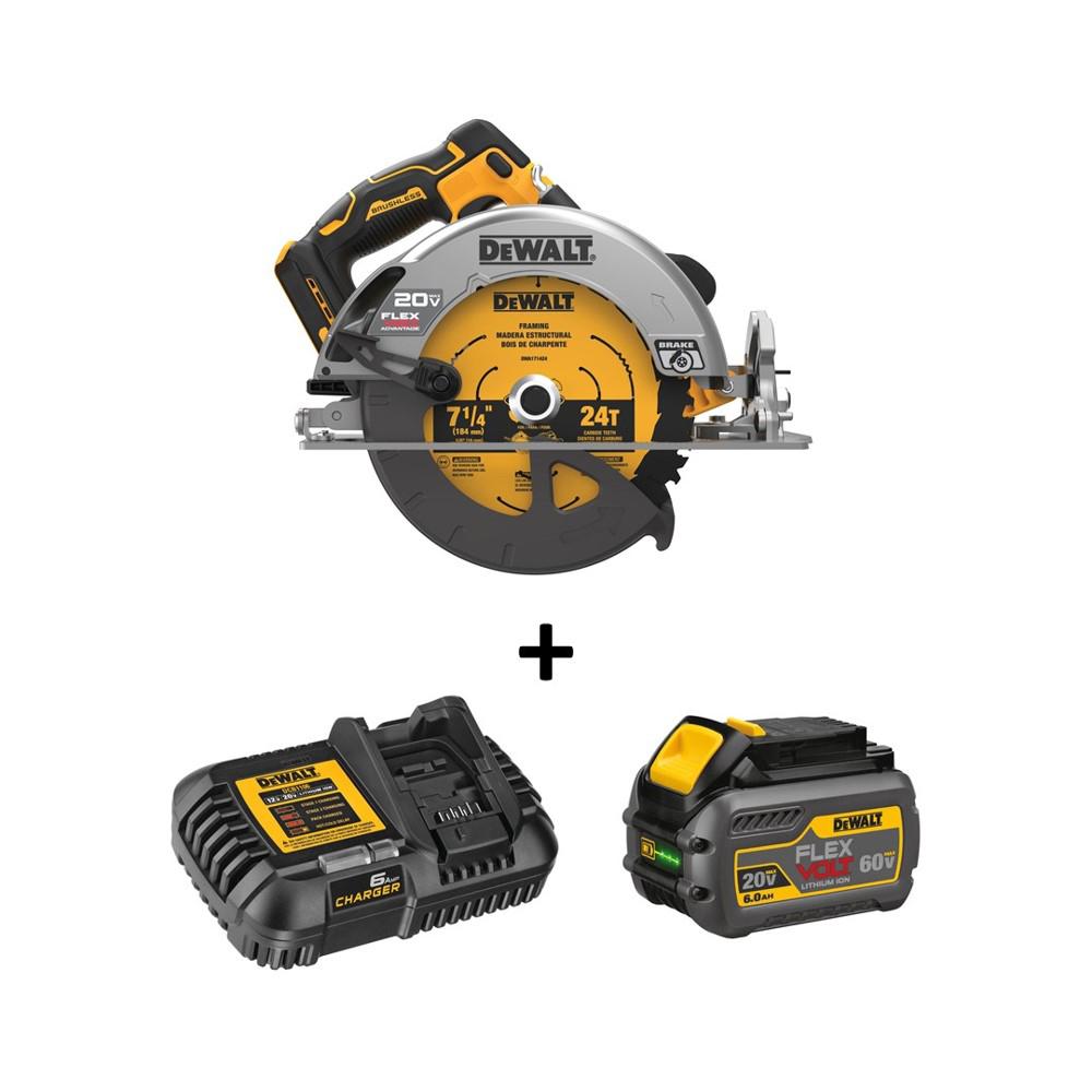 DEWALT 20Volt MAX Cordless Brushless 71/4 in. Circular Saw with