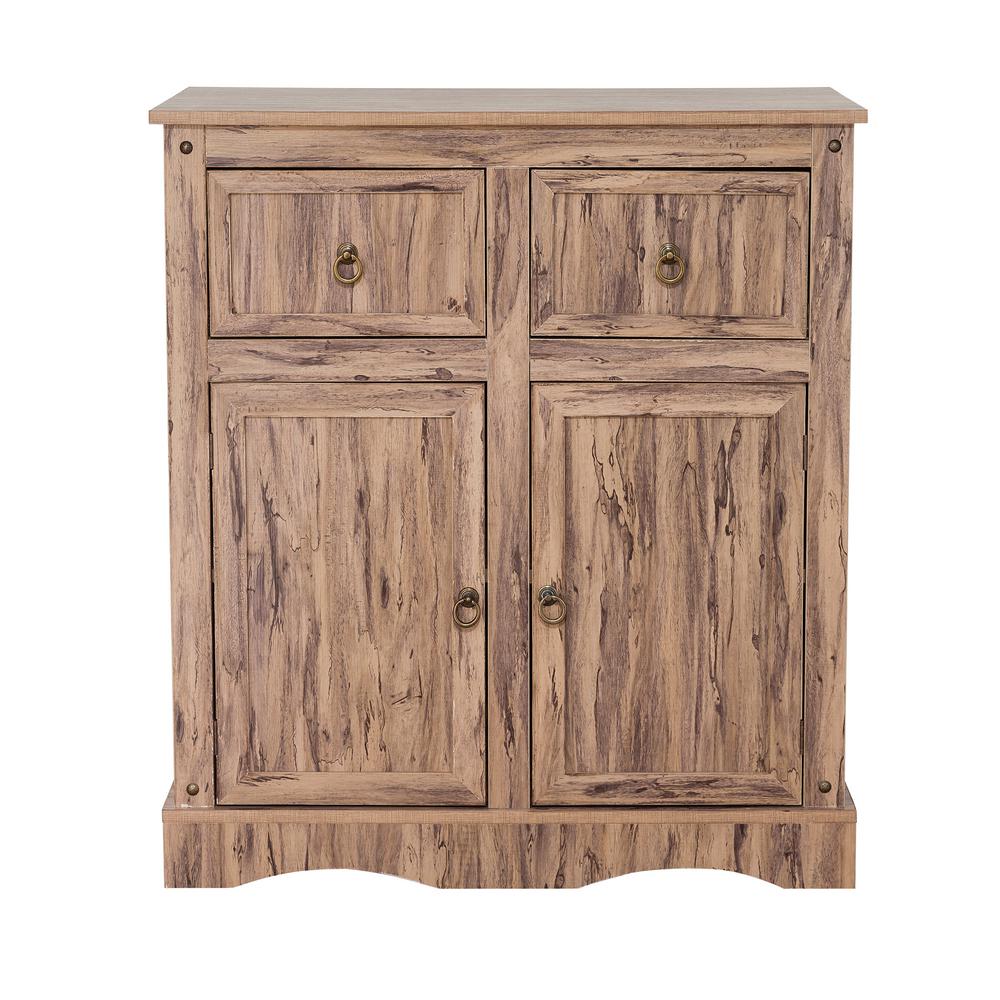 Elegant Home Fashions Wren Maple Veneer Simplicity Storage Cabinet