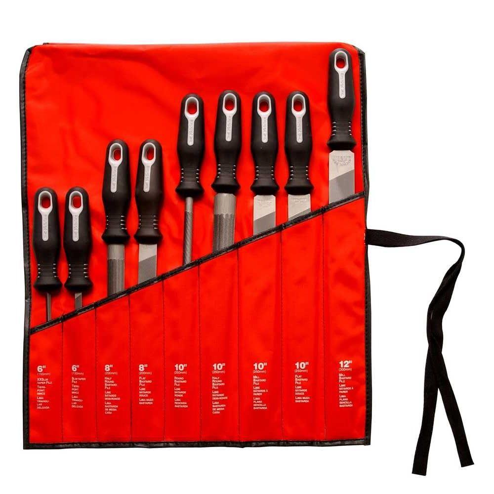 Nicholson Machinist File Set with Pouch (7-Piece)-22024NN - The Home Depot