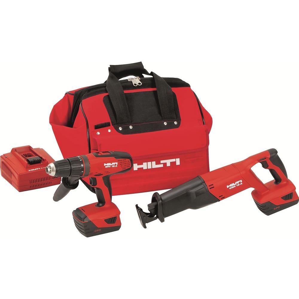 Hilti 18Volt LithiumIon Cordless Hammer Drill Driver/Reciprocating