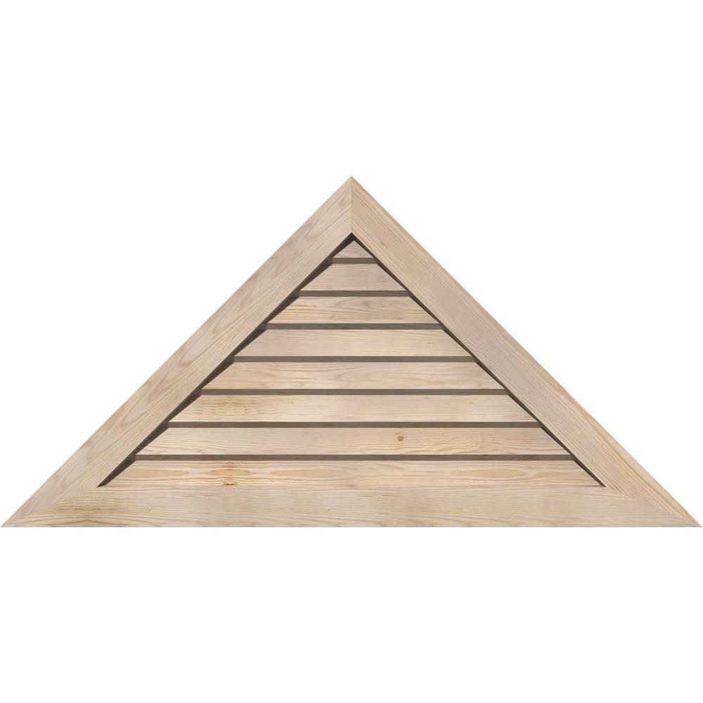 Ekena Millwork 521/8 in. x 26 in. Decorative Triangle Gable Vent with
