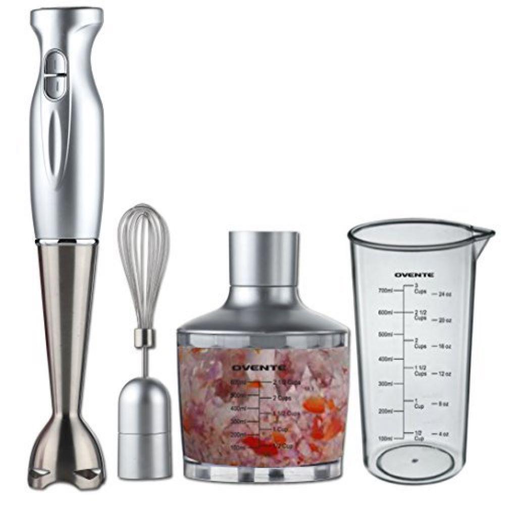 Ovente Immersion Blender, Stainless Steel Blades, 300W Multipurpose