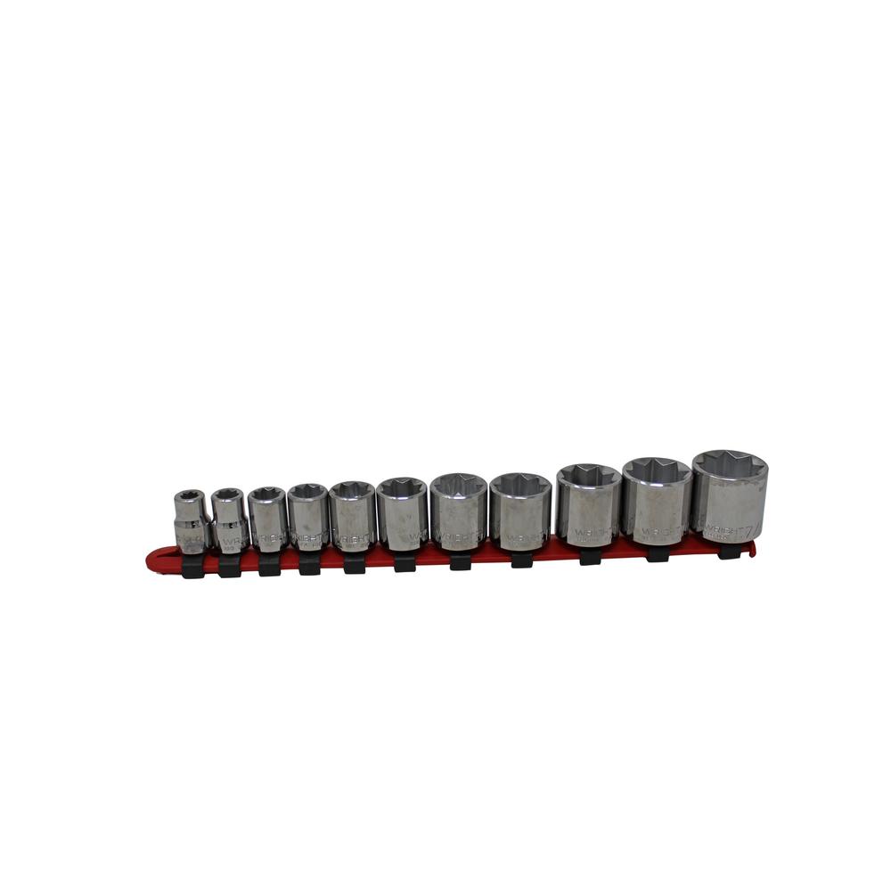 TEKTON 3/8 in. and 1/2 in. Drive 3/8 - 1-1/4 in., 8-32 mm 6-Point ...