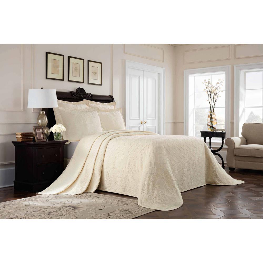 Royal Heritage Home Williamsburg Richmond Ivory Solid King