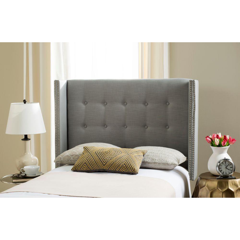 Safavieh Keegan Silver Twin HeadboardMCR4007KT The Home Depot