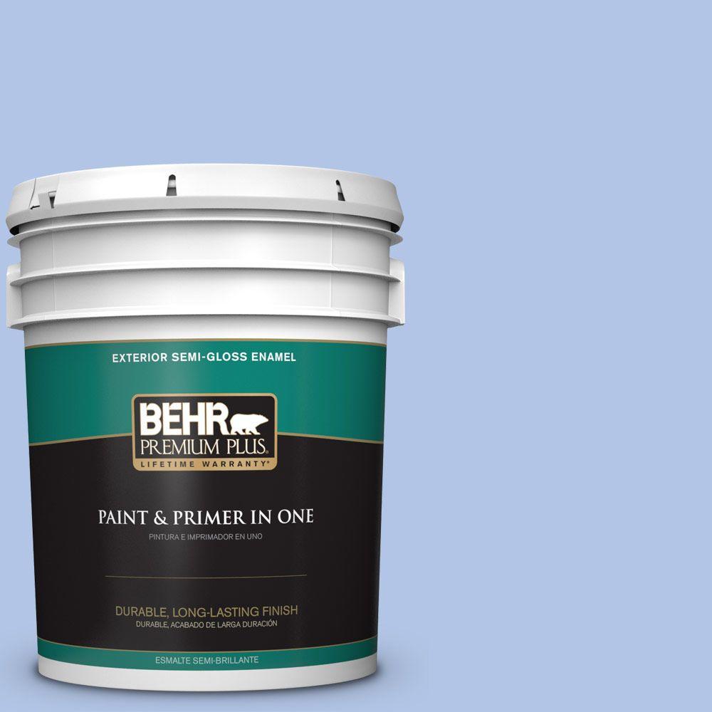 BEHR Premium Plus 5gal. 590A3 Beautiful Dream SemiGloss Enamel