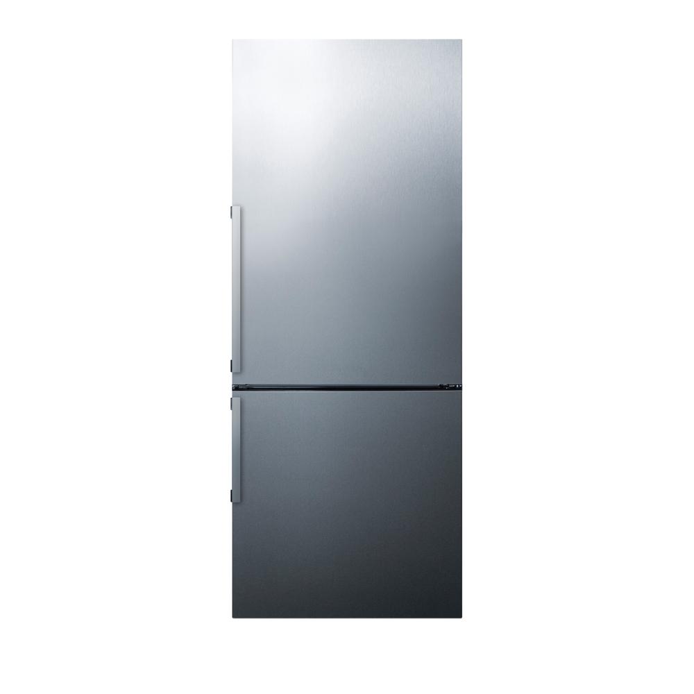 Summit Appliance 27 in. 16.8 cu. ft. Bottom Freezer Refrigerator in