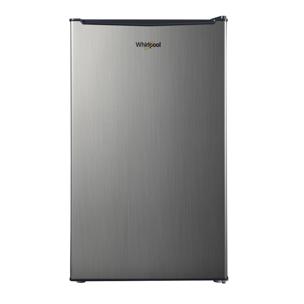 Whirlpool 3.5 cu. ft. Mini Refrigerator Single Door Only in Stainless Look